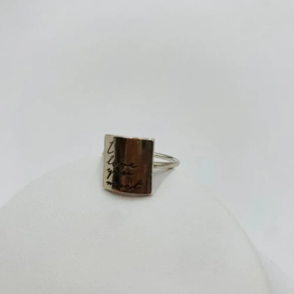 I love you most ring‎